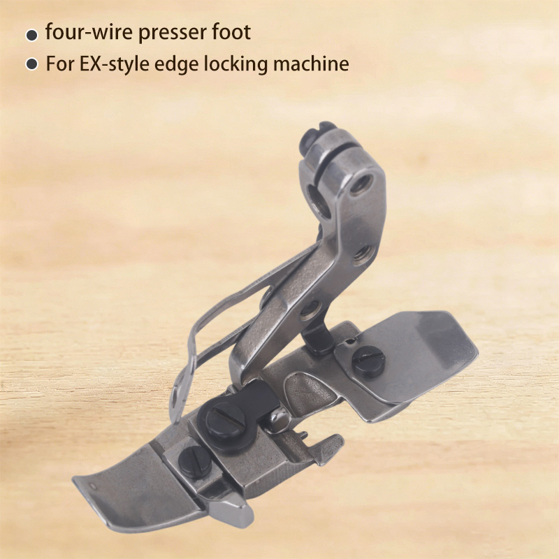Textile Sewing Machine - 1 Stück Vierfaden-Nähfuß Original Kantenverriegelungsfuß für