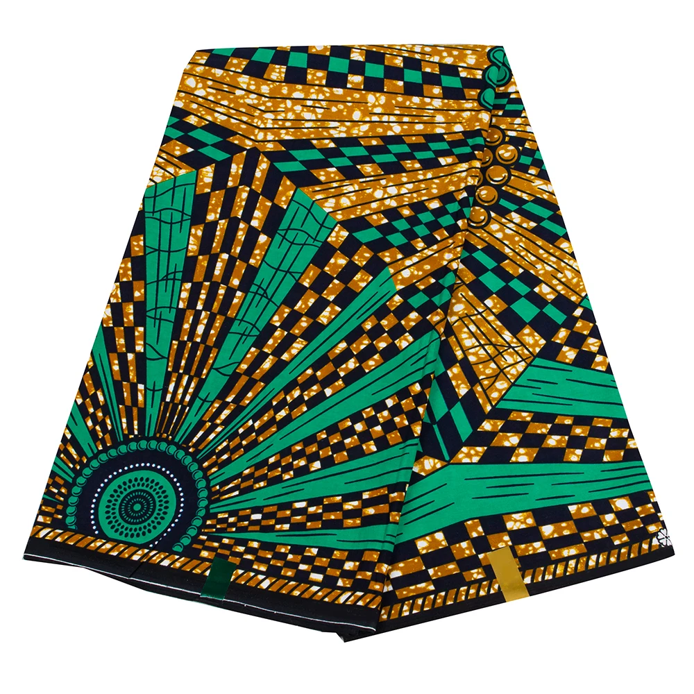 Sewing Batik Fabric - Afrikanischer Stoff, 3/6 Yards, Baumwolle, Ankara-Druck,